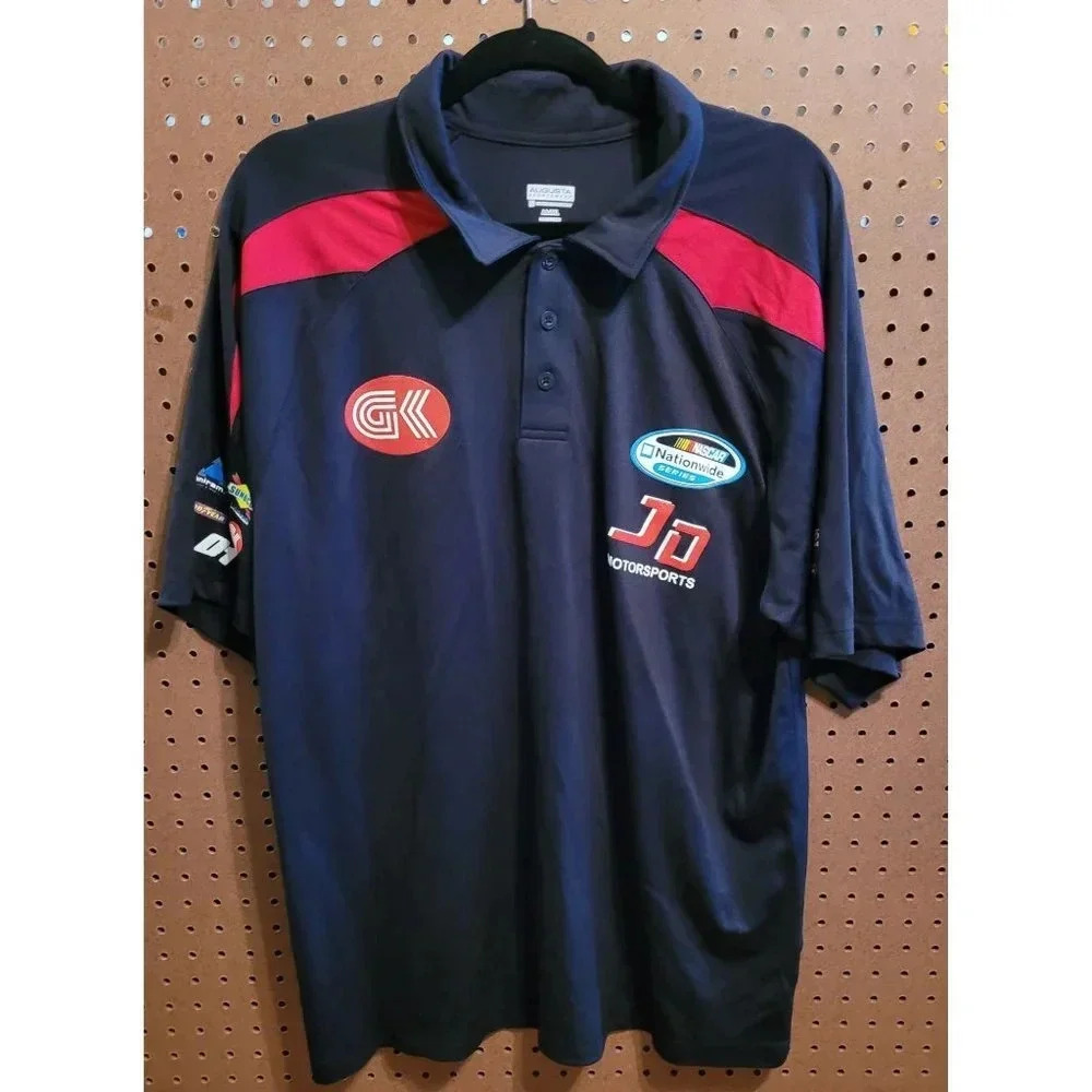 JD Motorsports Men's  Polo Shirt. NASCAR Nationwide Series Chevrolet Men's XL